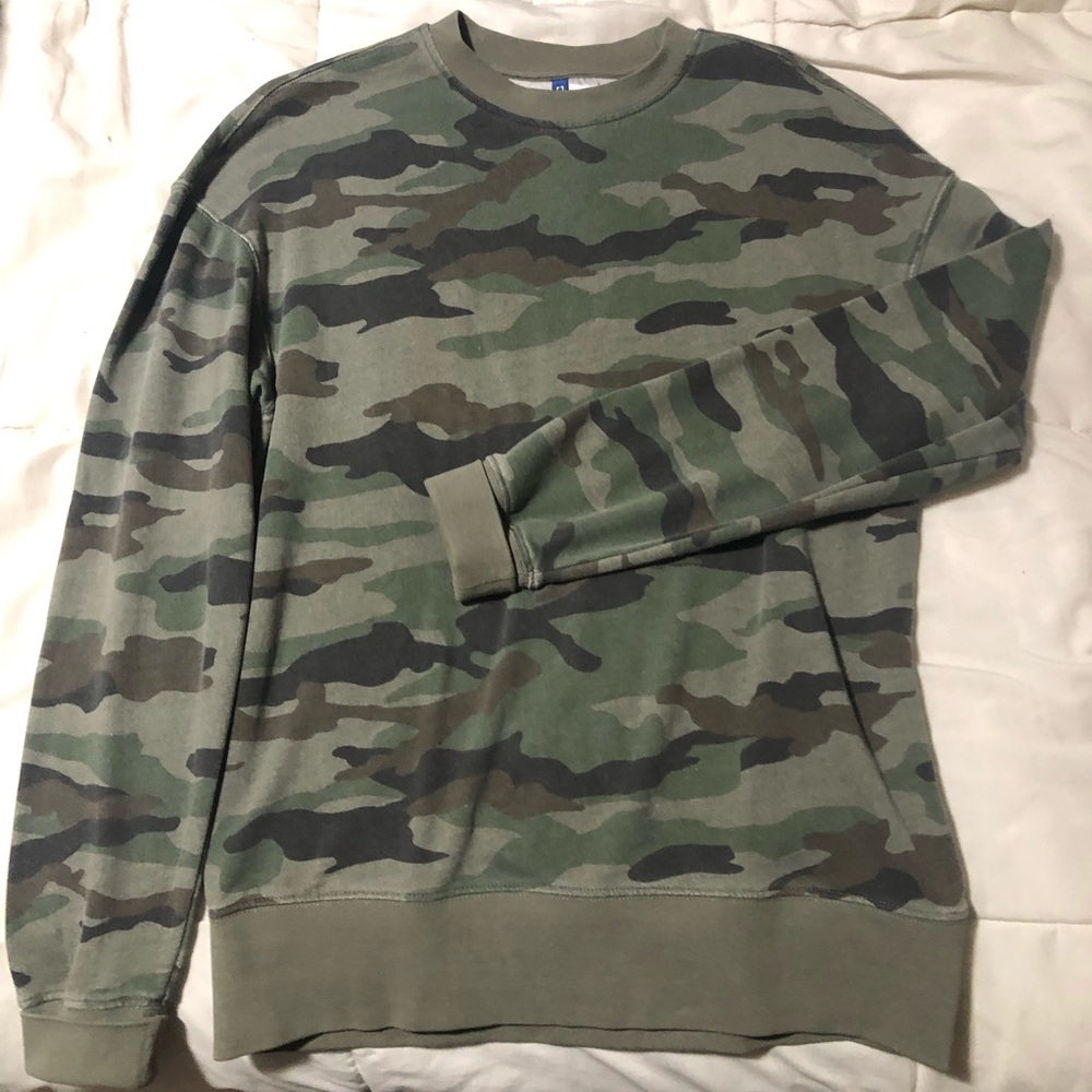 Camo Crewneck